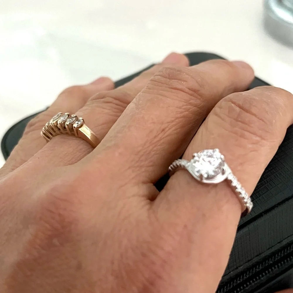 Elegant Diamond 14KGP Ring - Picture 5 of 5